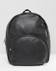 Рюкзак с двойной молнией ASOS - Черный