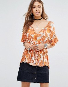 Топ с завязкой на талии Free People River Bend - Мульти