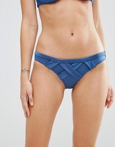 Плавки-бикини эксклюзивно для ASOS FULLER BUST - Синий