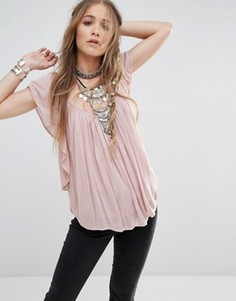 Футболка Free People Forever And Always - Розовый