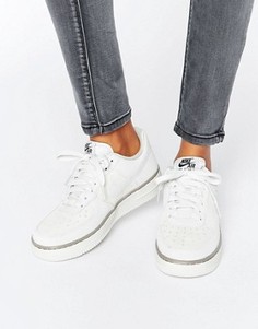 Замшевые кроссовки Nike Air Force 1 07 - Серый