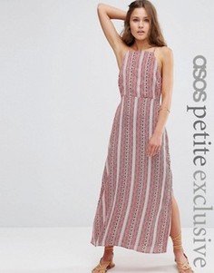 Платье макси в стиле 90‑х с принтом ASOS PETITE - Мульти