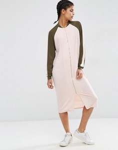 Платье миди в стиле куртки‑пилот ASOS - Мульти