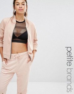 Трикотажный бомбер эксклюзивно для Missguided Petite - Розовый