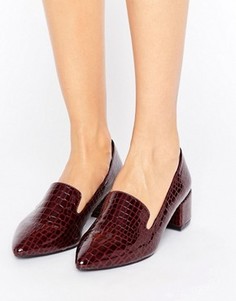 Туфли на каблуке с острым носком ASOS SIA - Красный