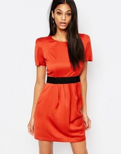 Платье 2-в-1 с поясом AX Paris - Оранжевый