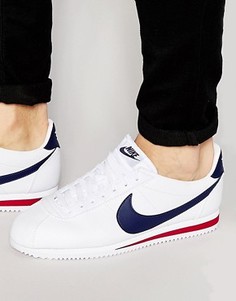 Кожаные кроссовки Nike Cortez 749571-146 - Белый