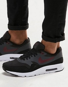 Черные кроссовки Nike Air Max 1 Ultra Essential 819476-002 - Черный