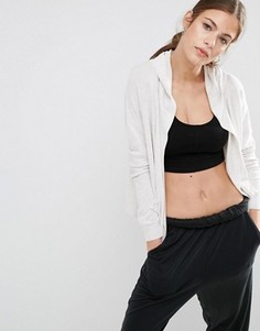 Кардиган с капюшоном ASOS LOUNGE - Серый