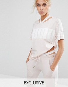 Светло-розовая футболка Puma эксклюзивно для ASOS - Розовый