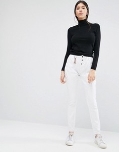 Белые облегающие брюки Vero Moda L34 - Белый