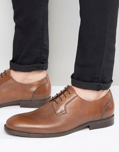 Светло-коричневые кожаные туфли Selected Antonio - Коричневый