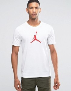 Белая футболка Nike Jordan Jumpan 801051-100 - Белый