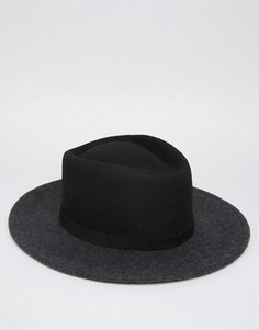 Шляпа с плоской круглой тульей и загнутыми кверху широкими полями ASOS - Мульти