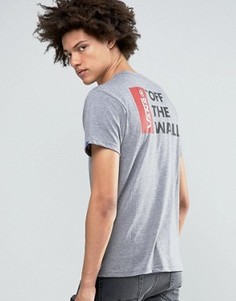 Серая футболка Vans Off The Wall V5Y0HTG - Серый