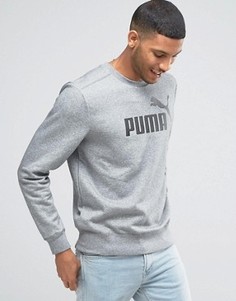 Свитшот с круглым вырезом и логотипом Puma No.1 83185903 - Серый