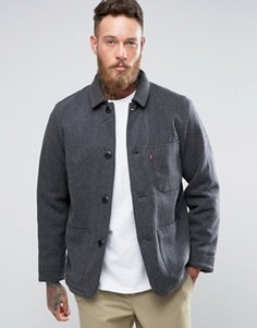 Шерстяное пальто Levis Engineers - Серый Levis®