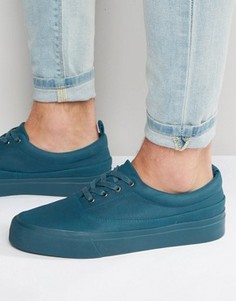 Сине-зеленые кеды из искусственной замши ASOS - Stone