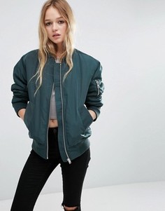 Уплотненная куртка‑пилот ASOS Luxe - Зеленый