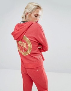 Куртка Juicy Couture Glamours Palms Hi-Low - Красный