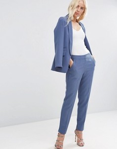 Приталенные брюки ASOS Premium - Синий