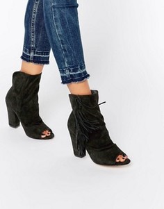 Ботильоны с открытым носком ASOS ELAINE - Черный