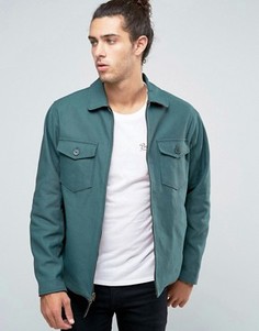 Двусторонняя куртка Харрингтон Brixton Cascade - Зеленый