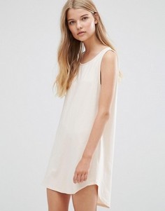 Платье-майка телесного цвета Vila - Кремовый