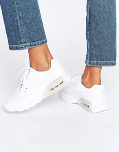 Белые кроссовки Nike Air Max 90 Ultra Essentials - Белый