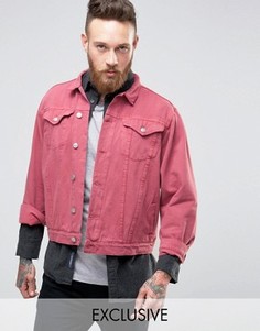 Джинсовая куртка Reclaimed Vintage - Розовый