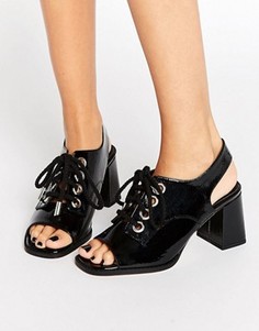 Сандалии со шнуровкой ASOS TANG - Черный