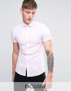 Суперузкая рубашка SikSilk - Розовый