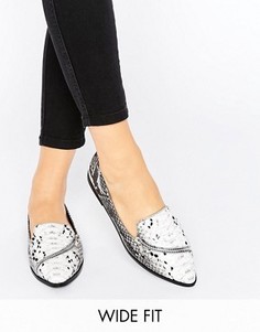 Туфли на плоской подошве для широкой стопы ASOS MARCELLA - Мульти