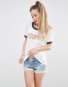 Футболка с принтом Friday Wildfox - Белый