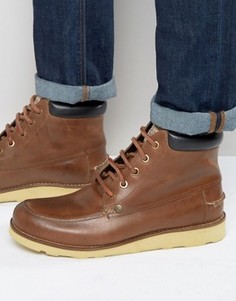 Светло-коричневые кожаные ботинки Original Penguin - Рыжий