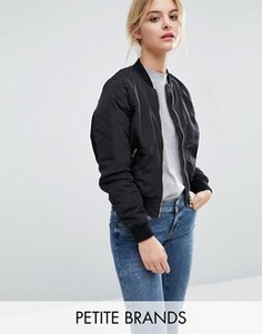 Бомбер на молнии Vero Moda Petite - Черный