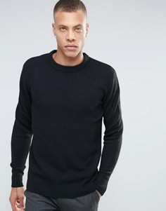 Вязаный меланжевый джемпер Weekday Free - Синий