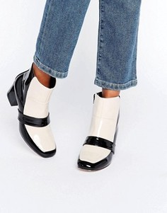 Ботильоны-лоферы ASOS RANORA - Черный