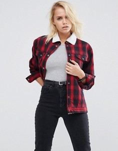 Куртка на меховой подкладке ASOS Premium - Мульти