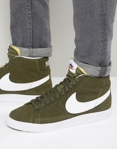 Зеленые кроссовки Nike Blazer Retro 429988-303 - Зеленый