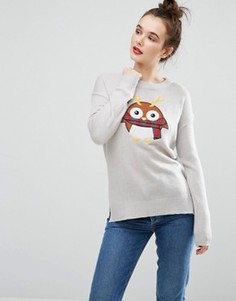 Новогодний джемпер Brave Soul - Серый