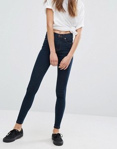 Супероблегающие джинсы с классической талией Dr Denim Lexy - Синий