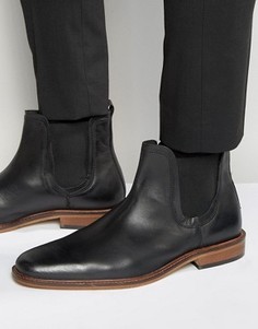 Черные кожаные ботинки челси Dune - Черный