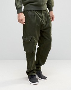 Зеленые брюки карго adidas Originals Badlander AY8533 - Зеленый