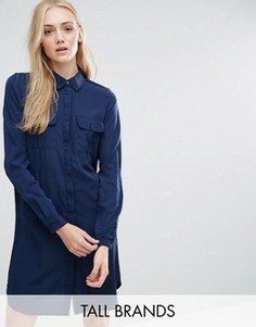 Платье-рубашка Vero Moda Tall - Черный