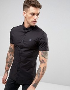 Облегающая рубашка с короткими рукавами 11 Degrees - Черный