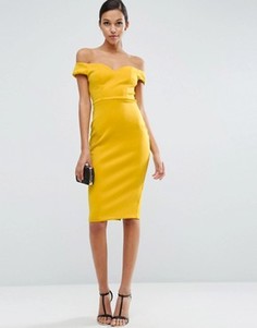 Платье миди ASOS - Розовый
