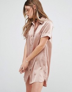 Платье-рубашка Glamorous - Коричневый