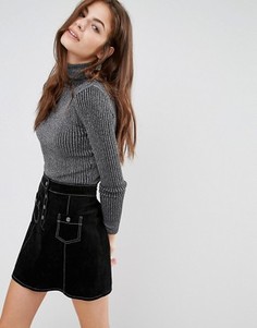 Трикотажный топ Brave Soul - Черный