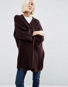 Свободный кардиган ASOS - Коричневый